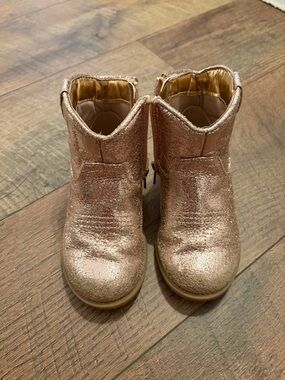Rose Gold Sparkle boots